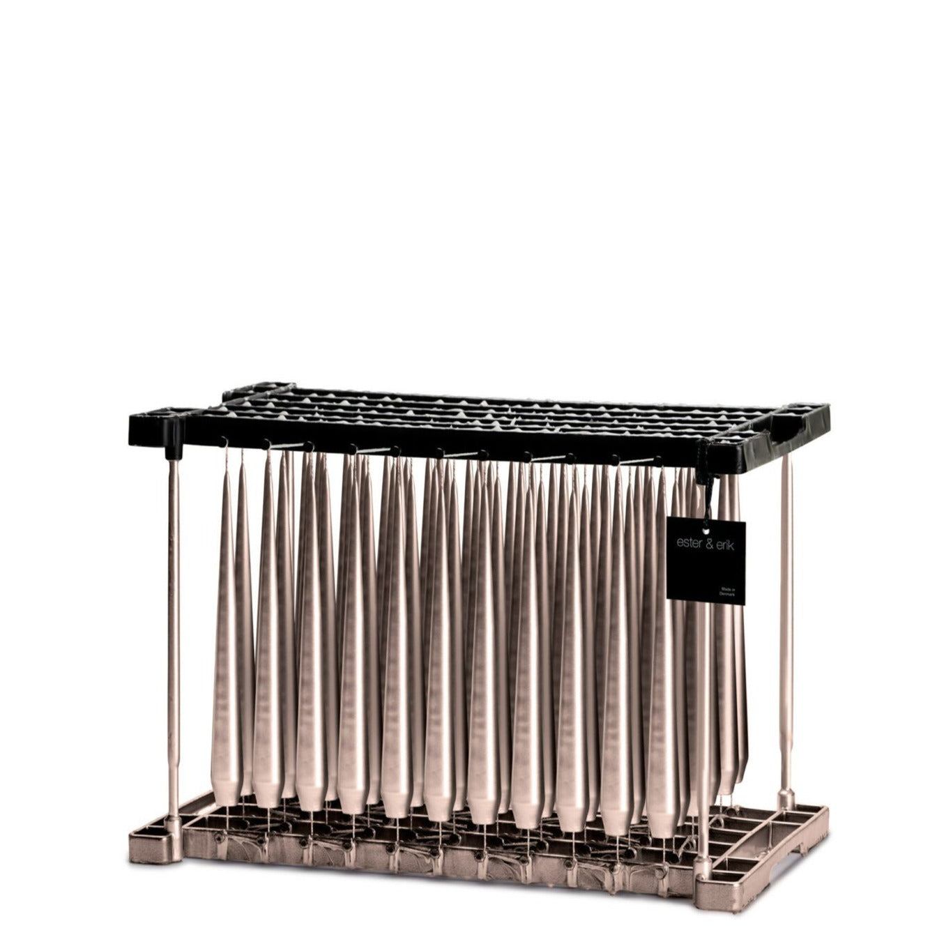 Bougies coniques | 24 cm | N° 94 Champagne Métallisé