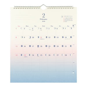 2026 Calendar Gradation Day Length