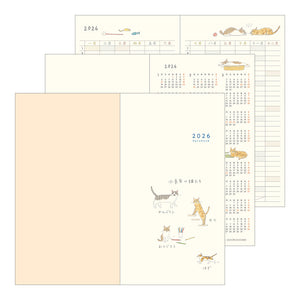 2026 Midori Pocket Diary | Slim Cat
