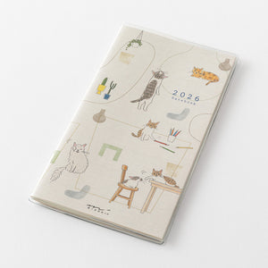 2026 Midori Pocket Diary | Slim Cat