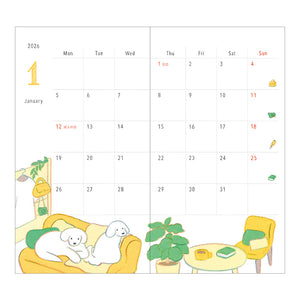 2026 Midori Pocket Diary | Slim Dog