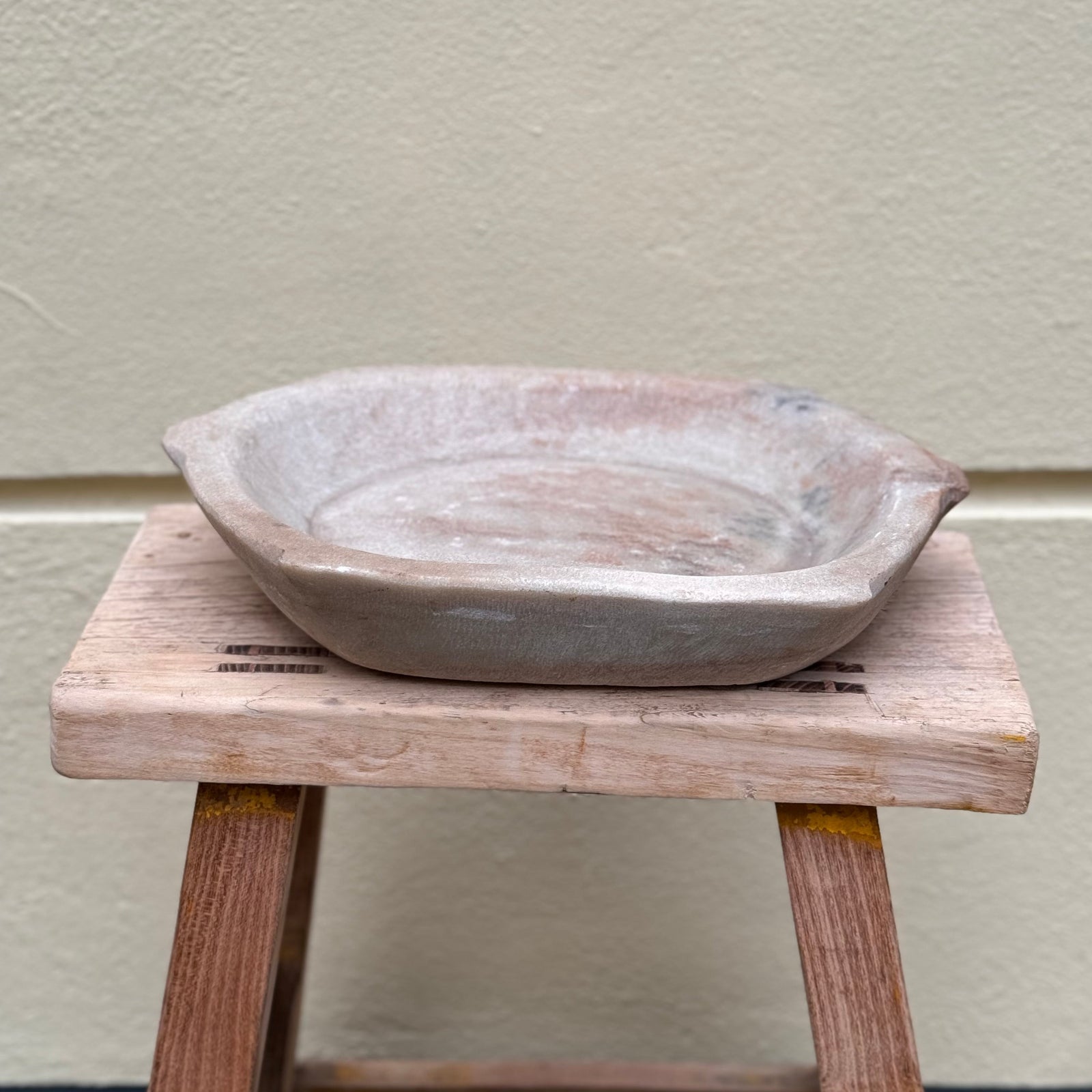 Assiette en marbre vintage