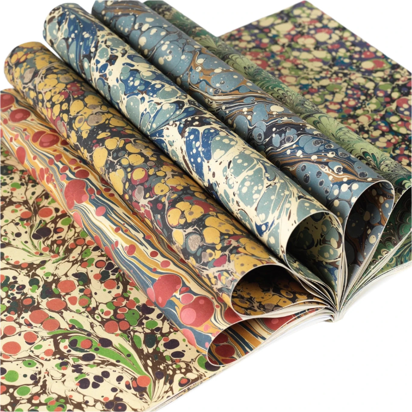 Livre de cadeaux et de créations en papier marbré Vol. 102