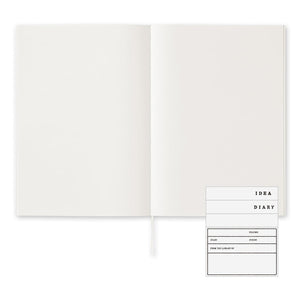 Carnet MD en coton A5 vierge