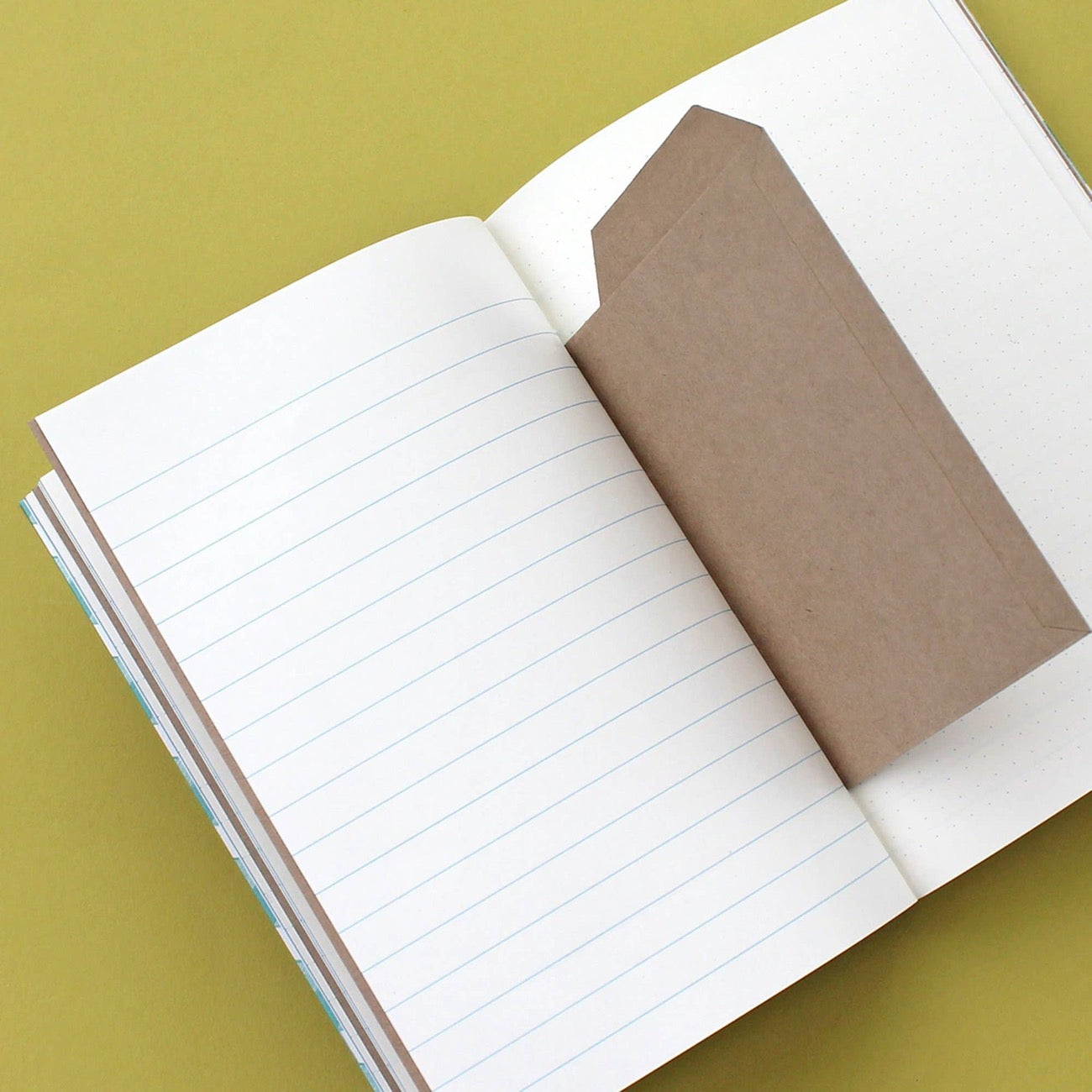 Carnet de notes vintage en lin doré