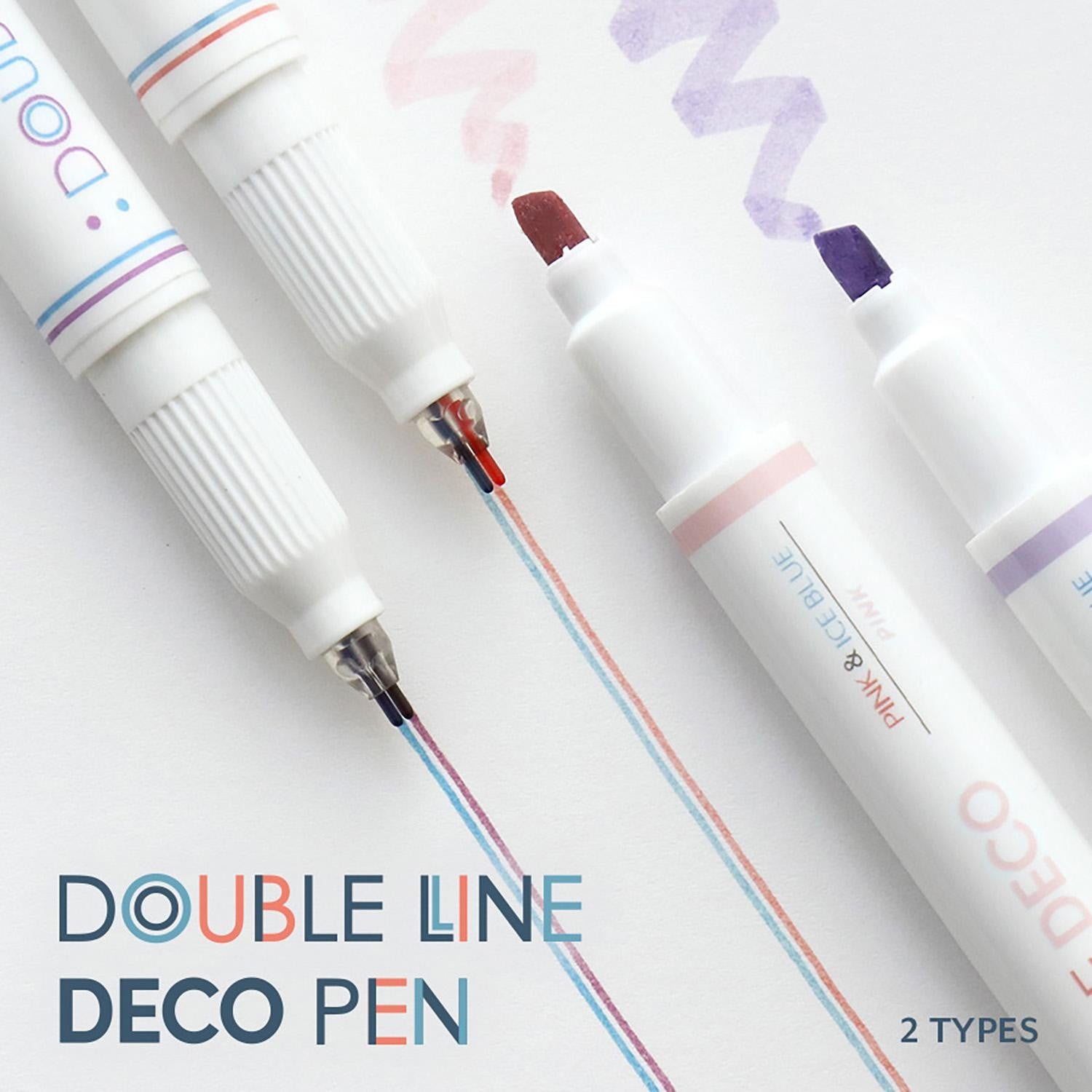 Stylo déco double trait | Printemps