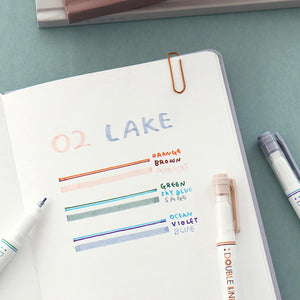 Double line deco pen | Lake