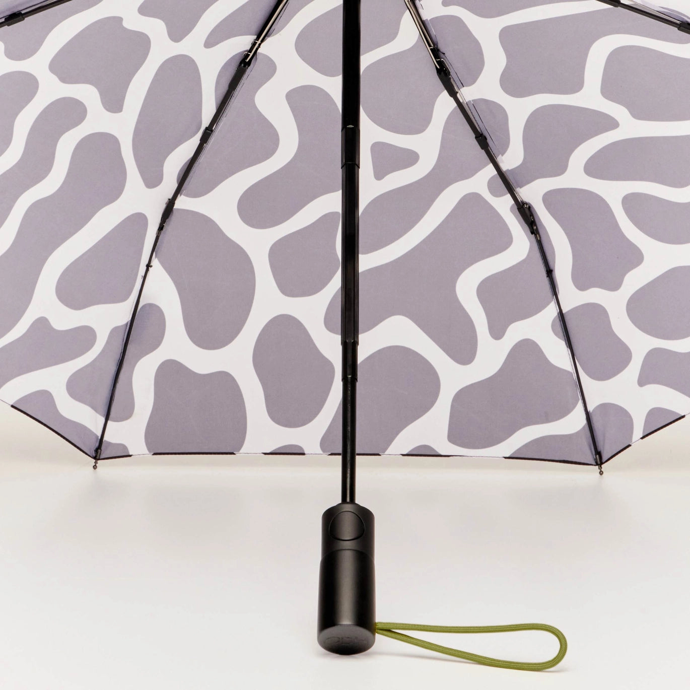 Black & White Ripples Automatic Umbrella