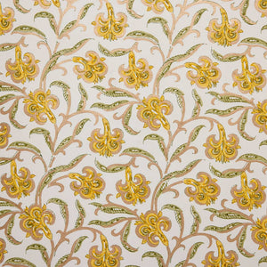 Block Printed Wrapping Paper Sheets | Iris Glitz Sunshine