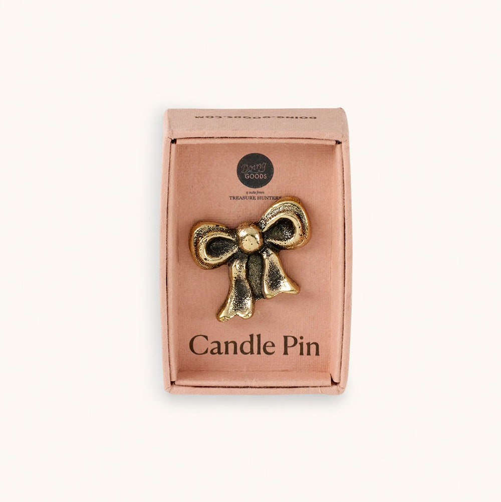Bowie Bow Candle Pin