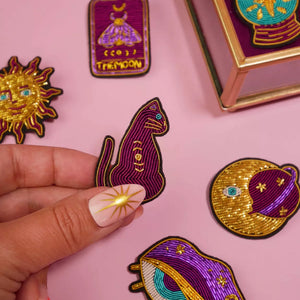 Cat Magic brooch