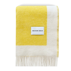 Color Block Blanket No.2 Yellow