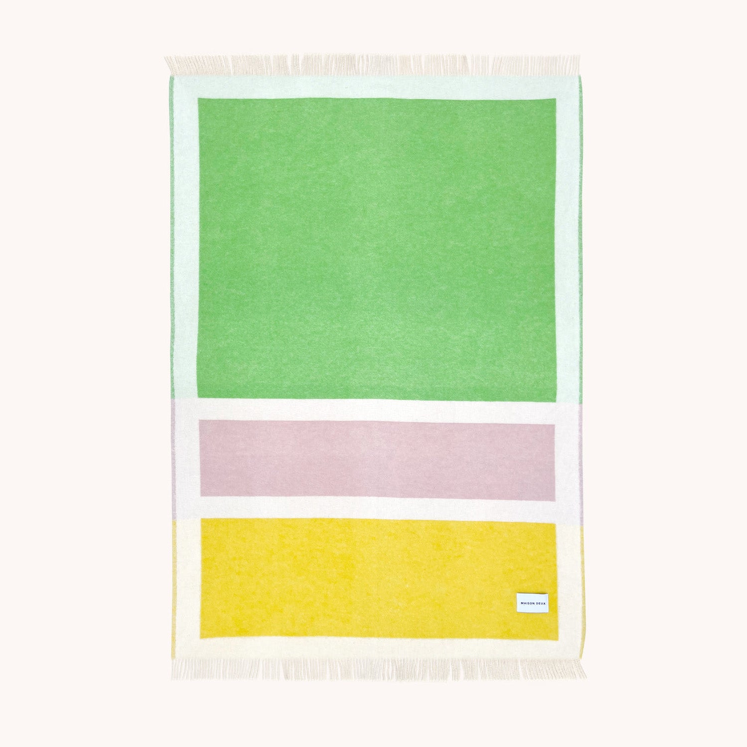 Color Block Blanket No.2 Yellow