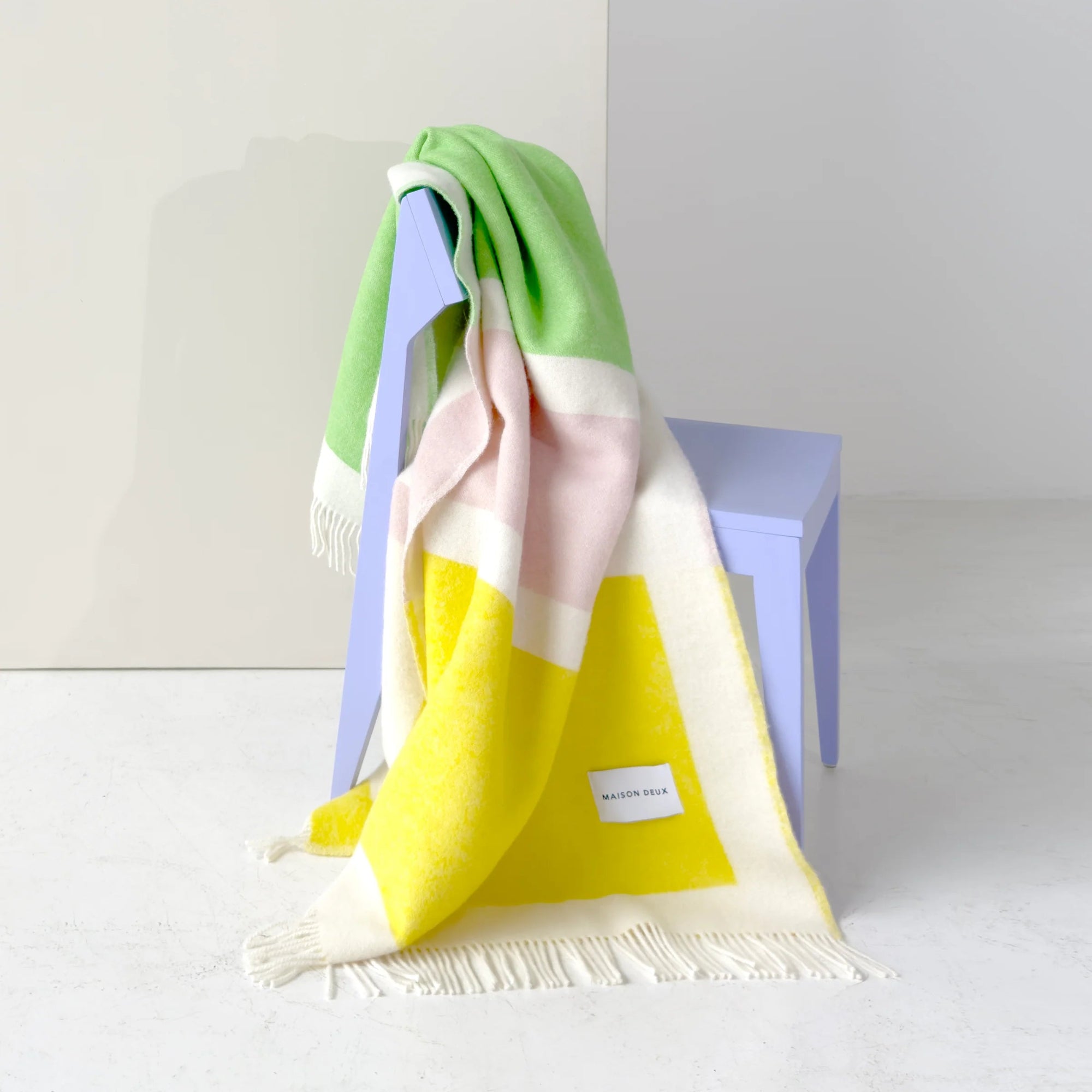 Color Block Blanket No.2 Yellow