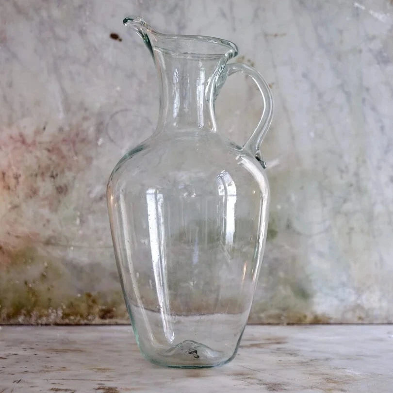 Parisian Handblown Cruche Water Jar/Vase