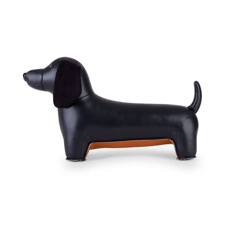 Dachshund Black Bookend