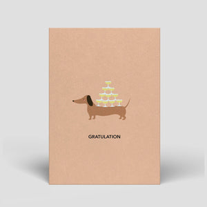 Dachshund Congratulations | Postcard