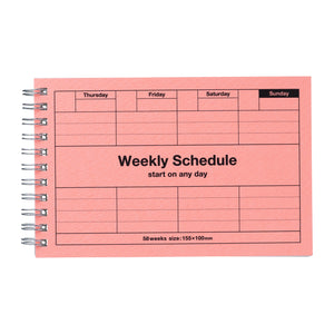 Dayfree Weekly Schedule | Neo Pink