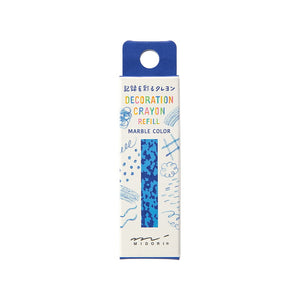Decoration Crayon Refill Light Blue x Blue