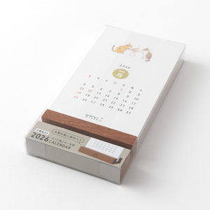 Desk Top Calendar 2026 | Cat