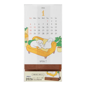 Desk Top Calendar 2026 | Dog