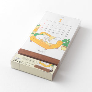Desk Top Calendar 2026 | Dog