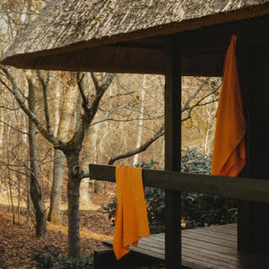 SERVIETTE LOURDE | ORANGE BRÛLÉE | DRAP DE BAIN