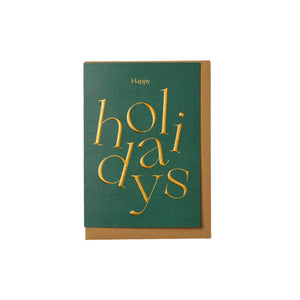 'HAPPY HOLIDAYS' | CHRISTMAS CARD