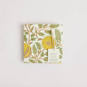 Hand Block Printed Gift Bags Small | Sunshine