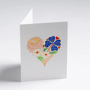 Heart Bouquet Mini Card | Hanna Werning