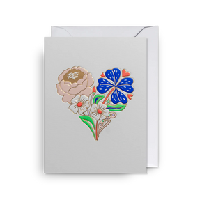 Heart Bouquet Mini Card | Hanna Werning