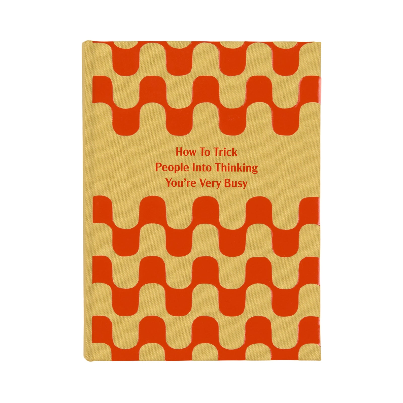 How To Trick People Into Thinking You're Very Busy | Bookcloth Cover Notepad