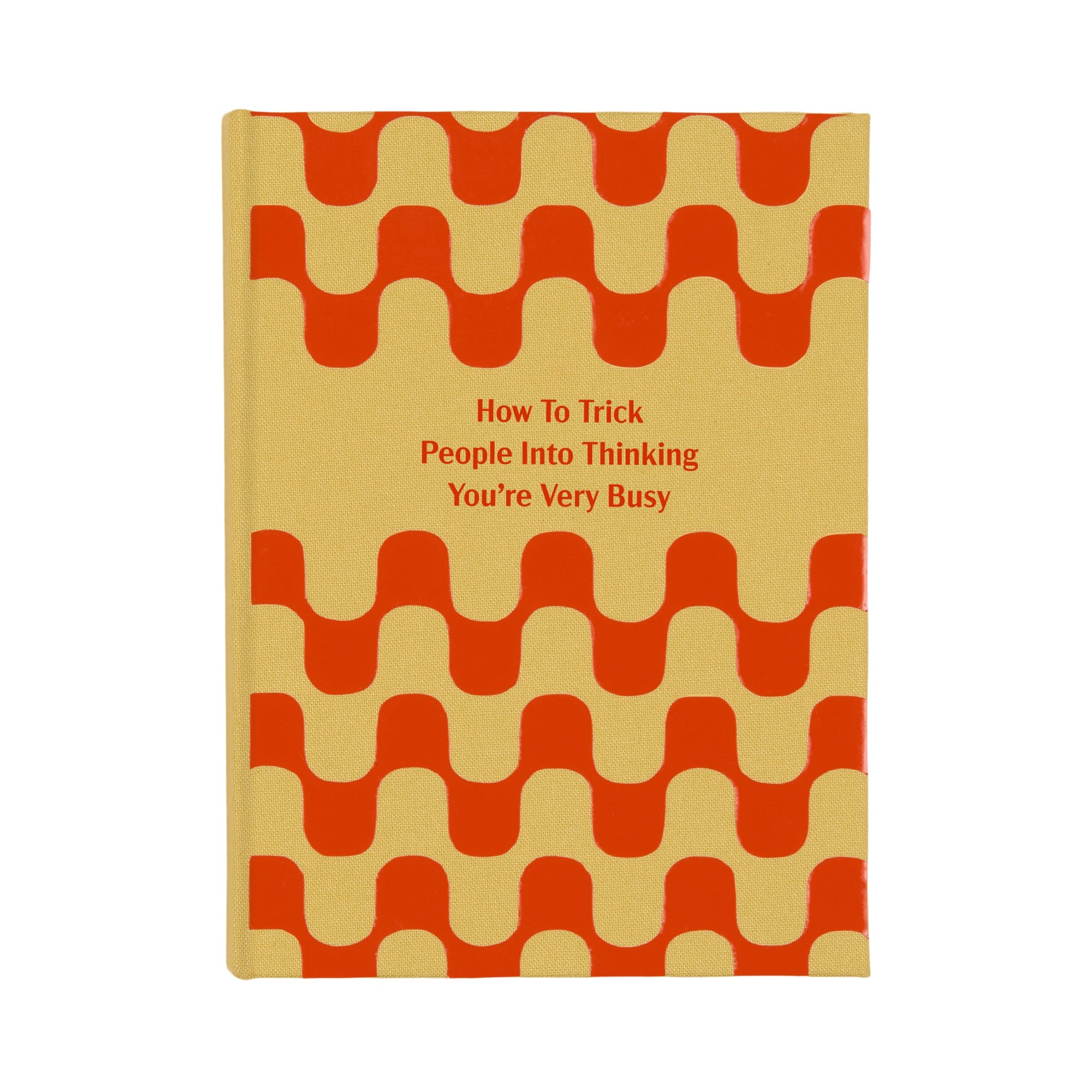 How To Trick People Into Thinking You're Very Busy | Bookcloth Cover Notepad