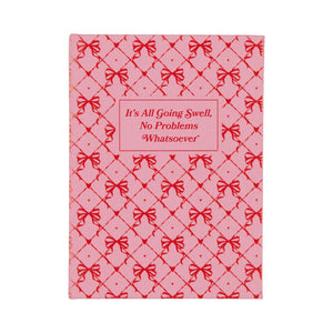 It's All Going Swell, No Problems Whatsoever | Bookcloth Cover Notepad