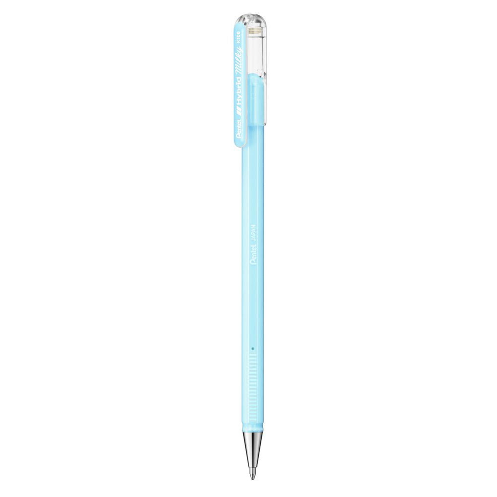 Pentel Hybrid Milky Pastel Gel Pen | Pastel Blue