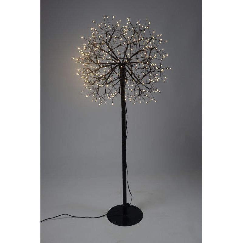 LED XMAS BALL ON STAND BLACK 70CM