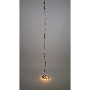 LED XMAS DOUBLE CLUSTER BLACK 6M