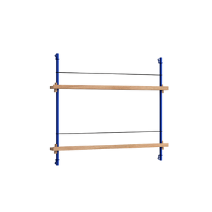 Magazine Shelving | Oak/Deep-Blue