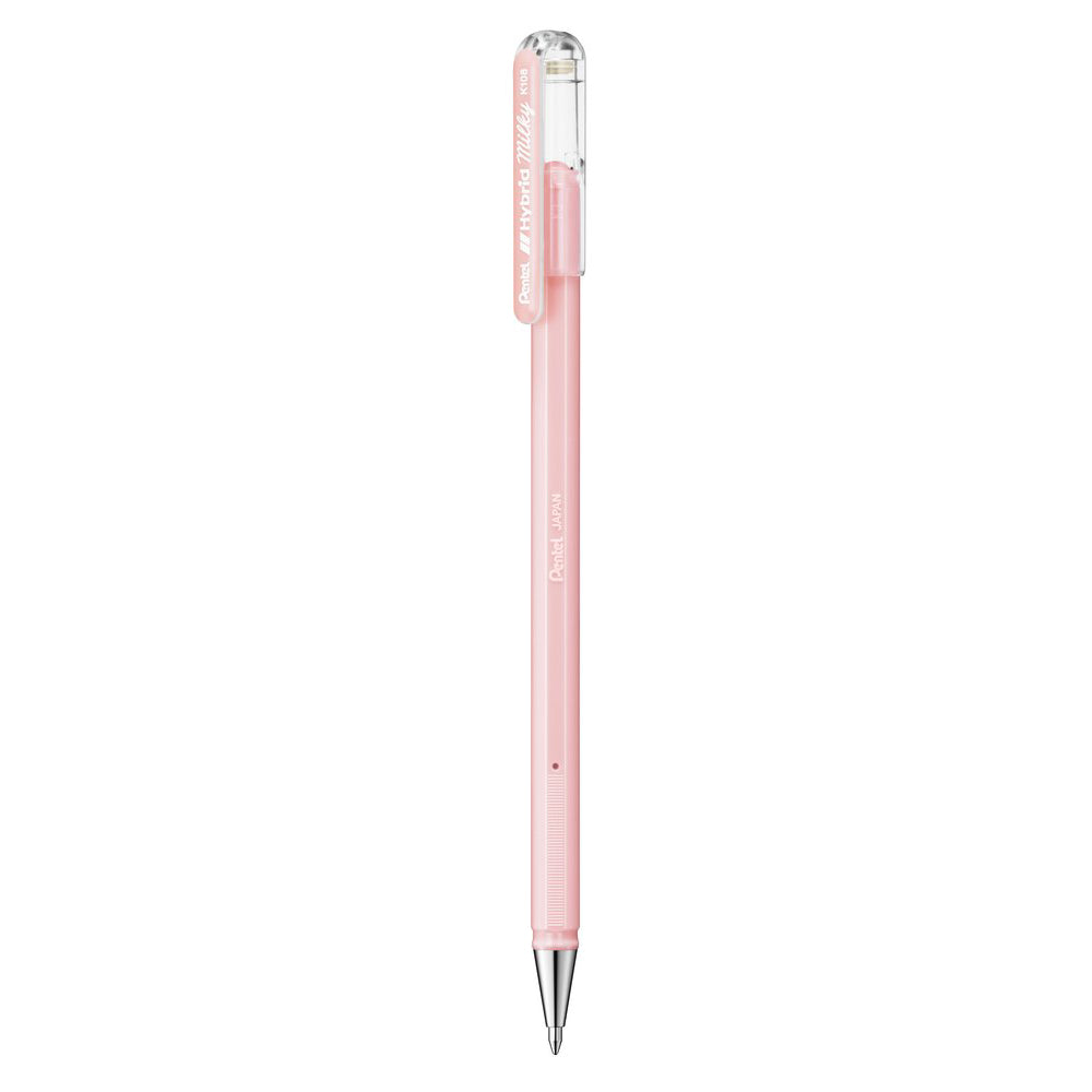 Pentel Hybrid Milky Pastel Gel Pen | Pastel Pink
