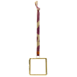 Mini-Rahmen mit Leopardenmuster in Rosa