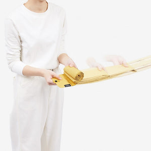 Pleated Compact Bag | Karashi | L