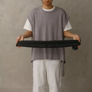 Pleated Packable Bag | Black | 27L