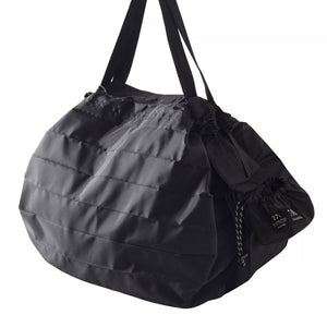 Pleated Packable Bag | Black | 27L