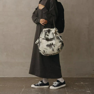 Pleated Packable Bag | White Birch | 27L