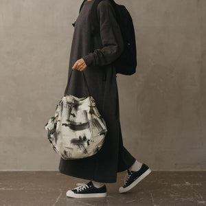 Pleated Packable Bag | White Birch | 27L