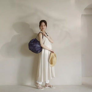 Pleated Recycled Bag | Diamond Sky | 15L