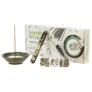 Coffret cadeau rituel | Sauge et encens japonais