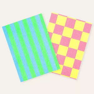 Risography postcard | Checkers