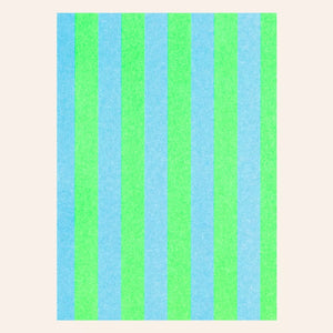 Risography postcard | Stripes