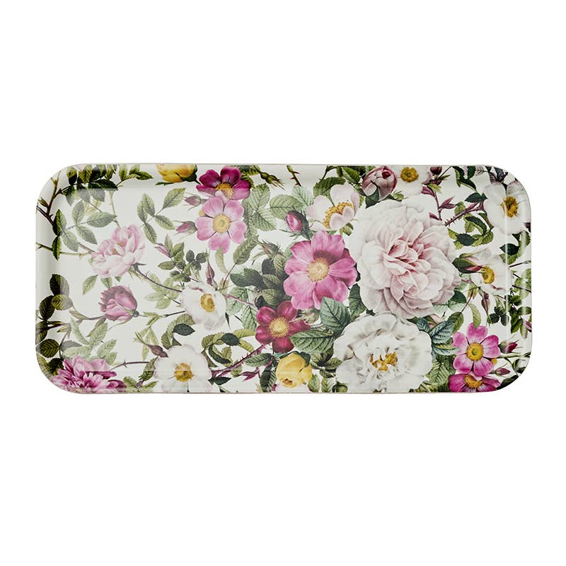 Rose Flower Garden Serving Tray
